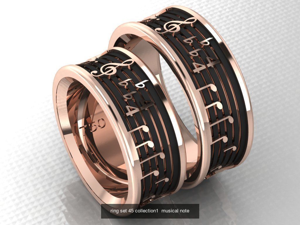 100 ring set engagement ring  3D Model Collection_57