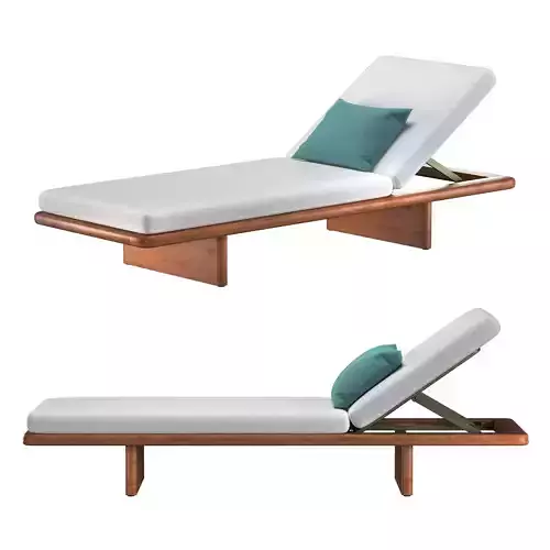 Mesh Deckchair 17600 3D model