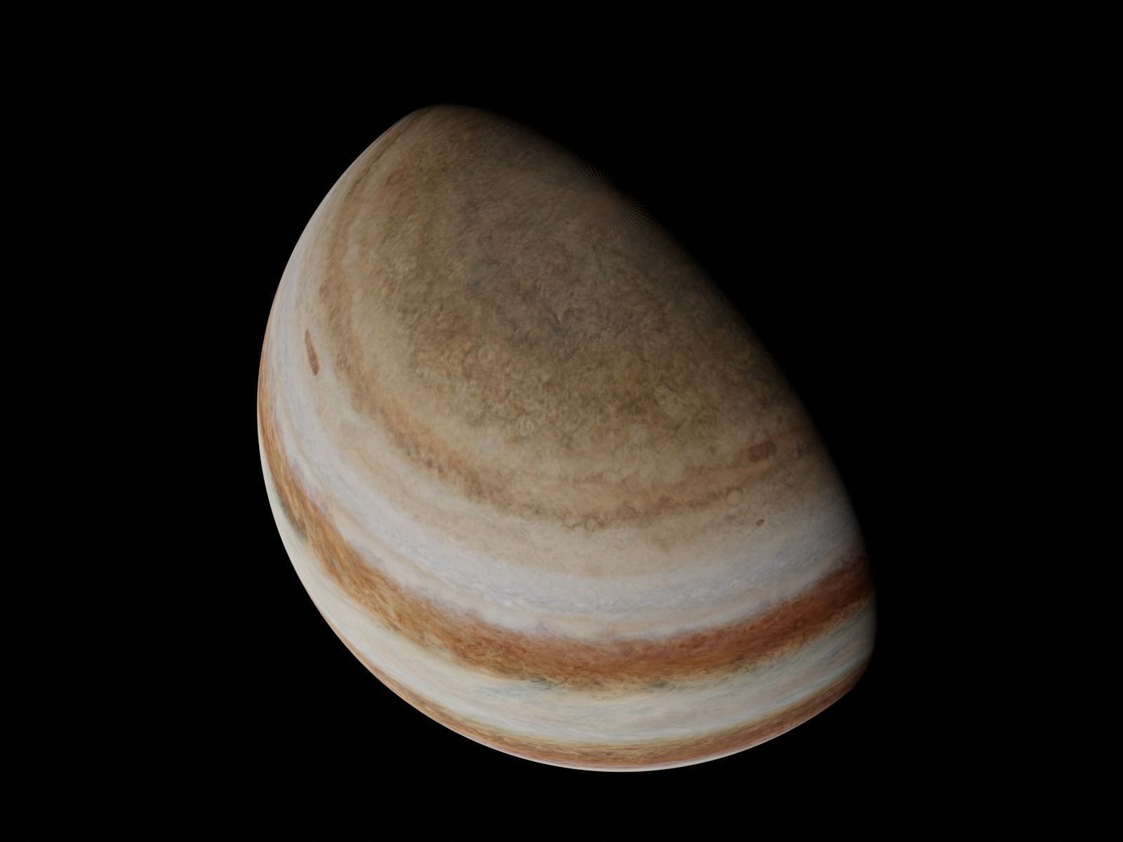 Jupiter 16K Texture Low-poly 3D model_9
