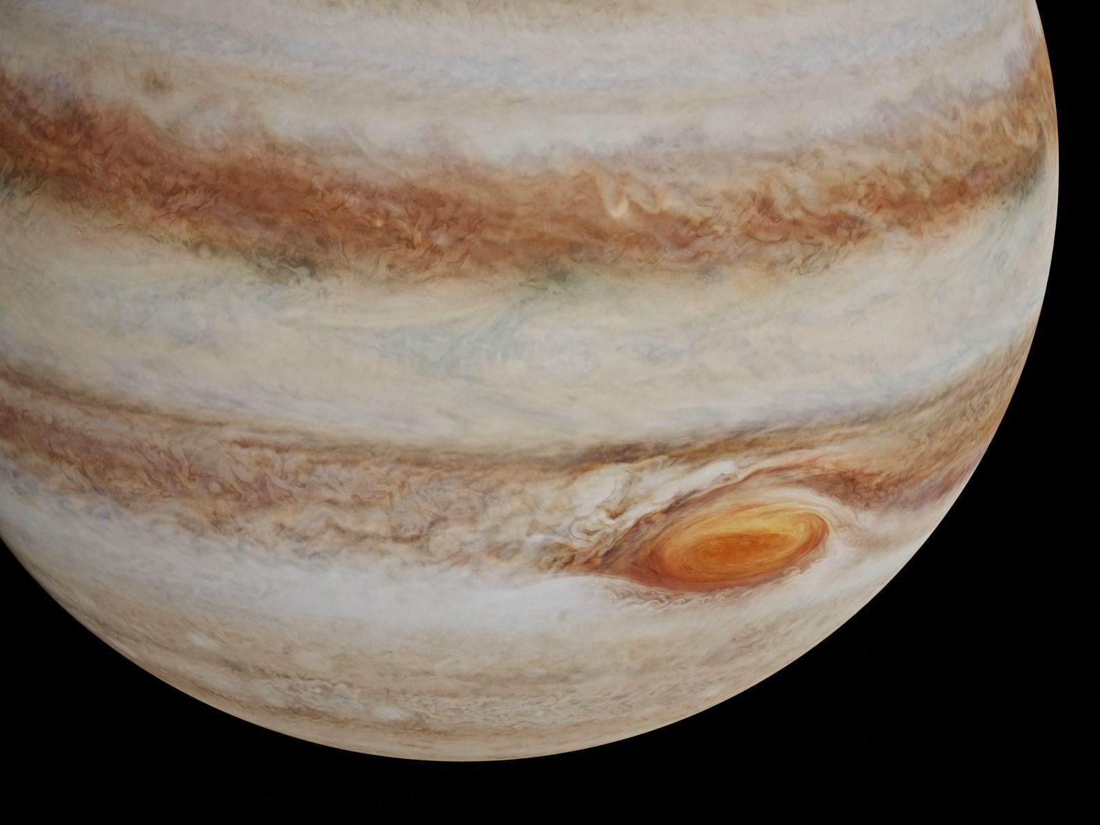 Jupiter 16K Texture Low-poly 3D model_11