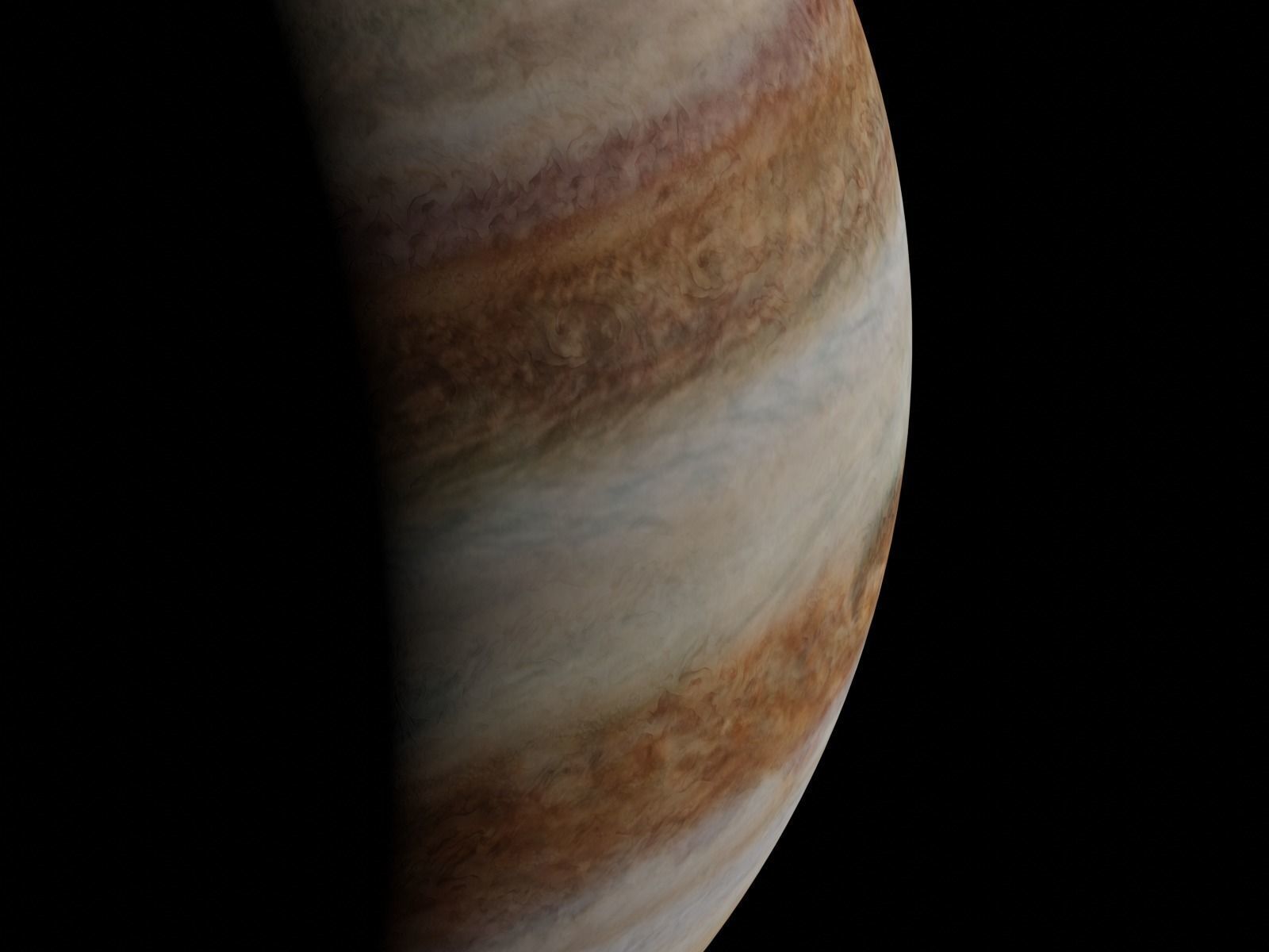 Jupiter 16K Texture Low-poly 3D model_7