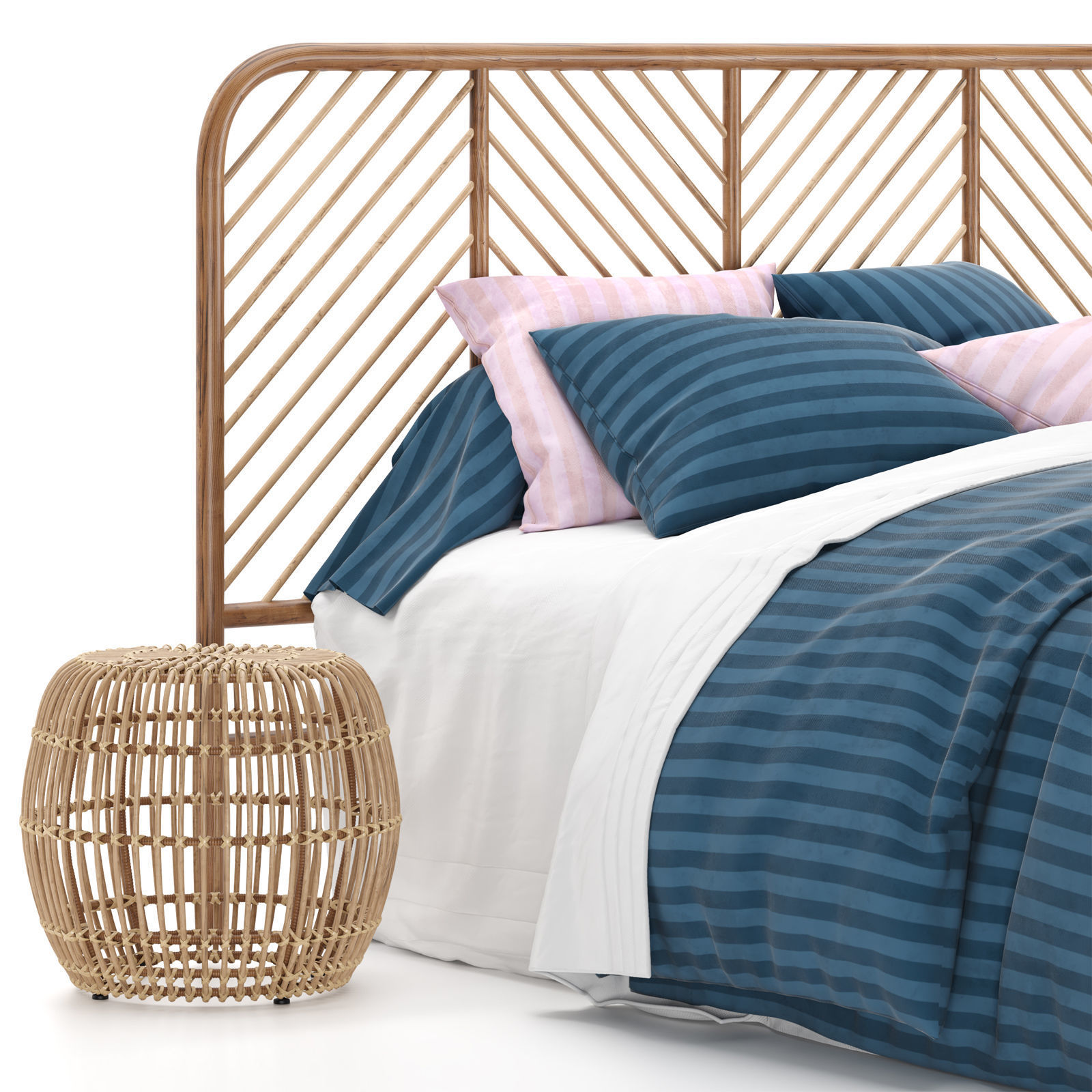 Bed linen LaRedoute 3D model_2