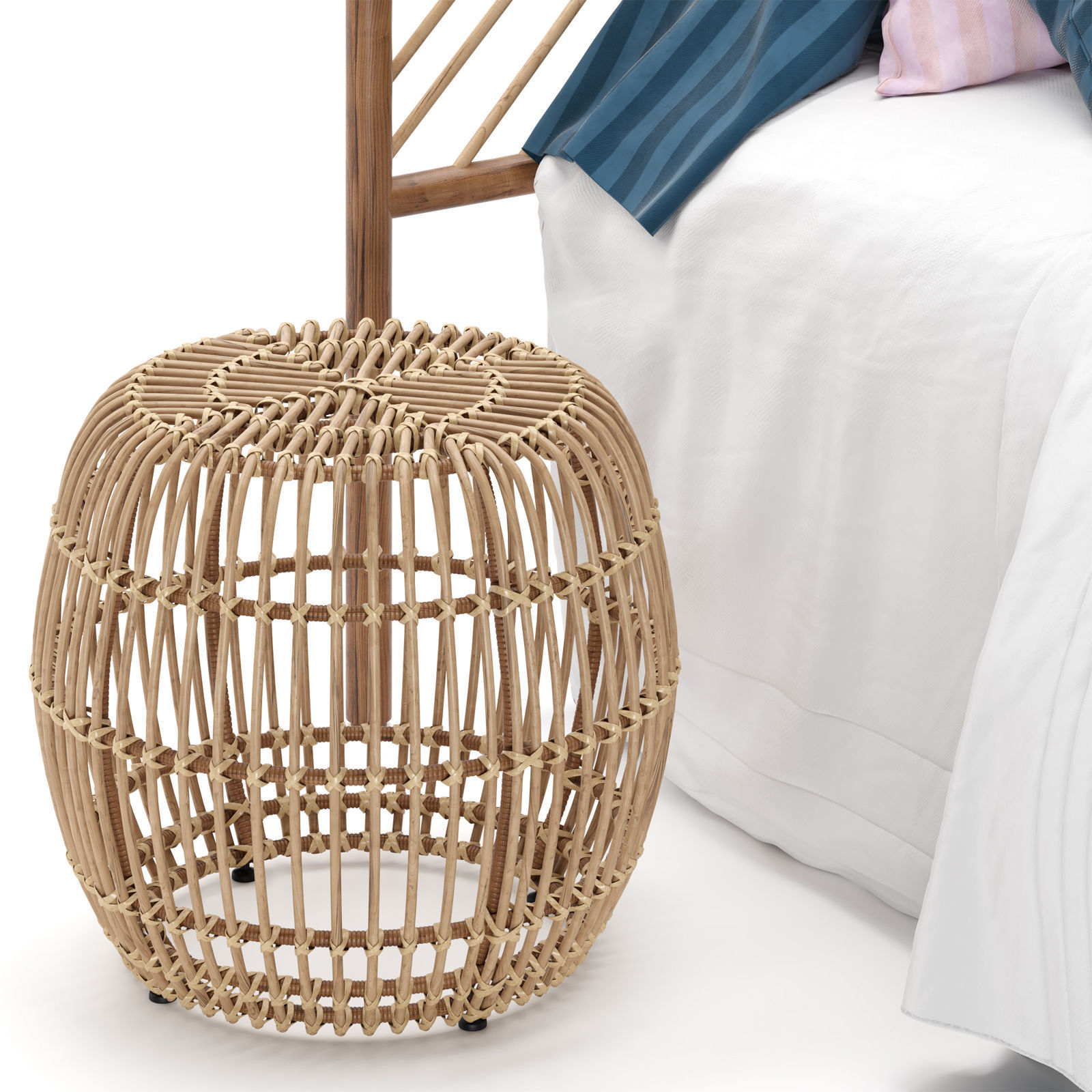 Bed linen LaRedoute 3D model_3