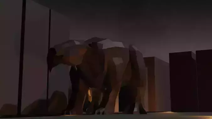 Eternauta Gurbo Low Poly For Blender