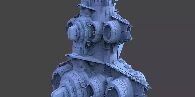 Star Freighter Base Ship 14 3D model