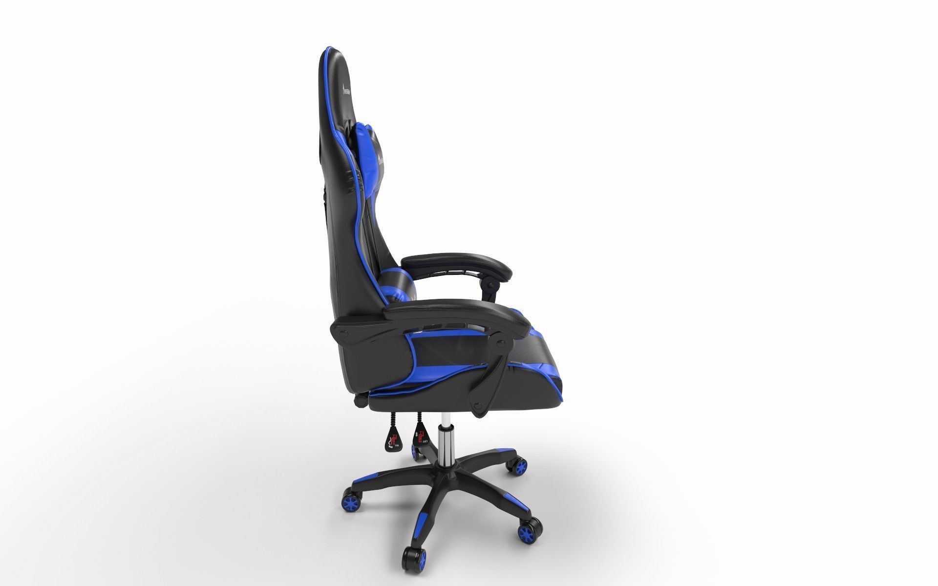 Gaming Chair Low-poly 3D model_13