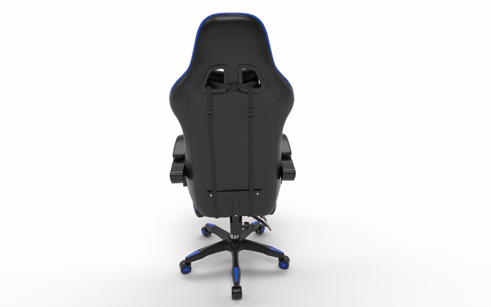 Gaming Chair Low-poly 3D model_11