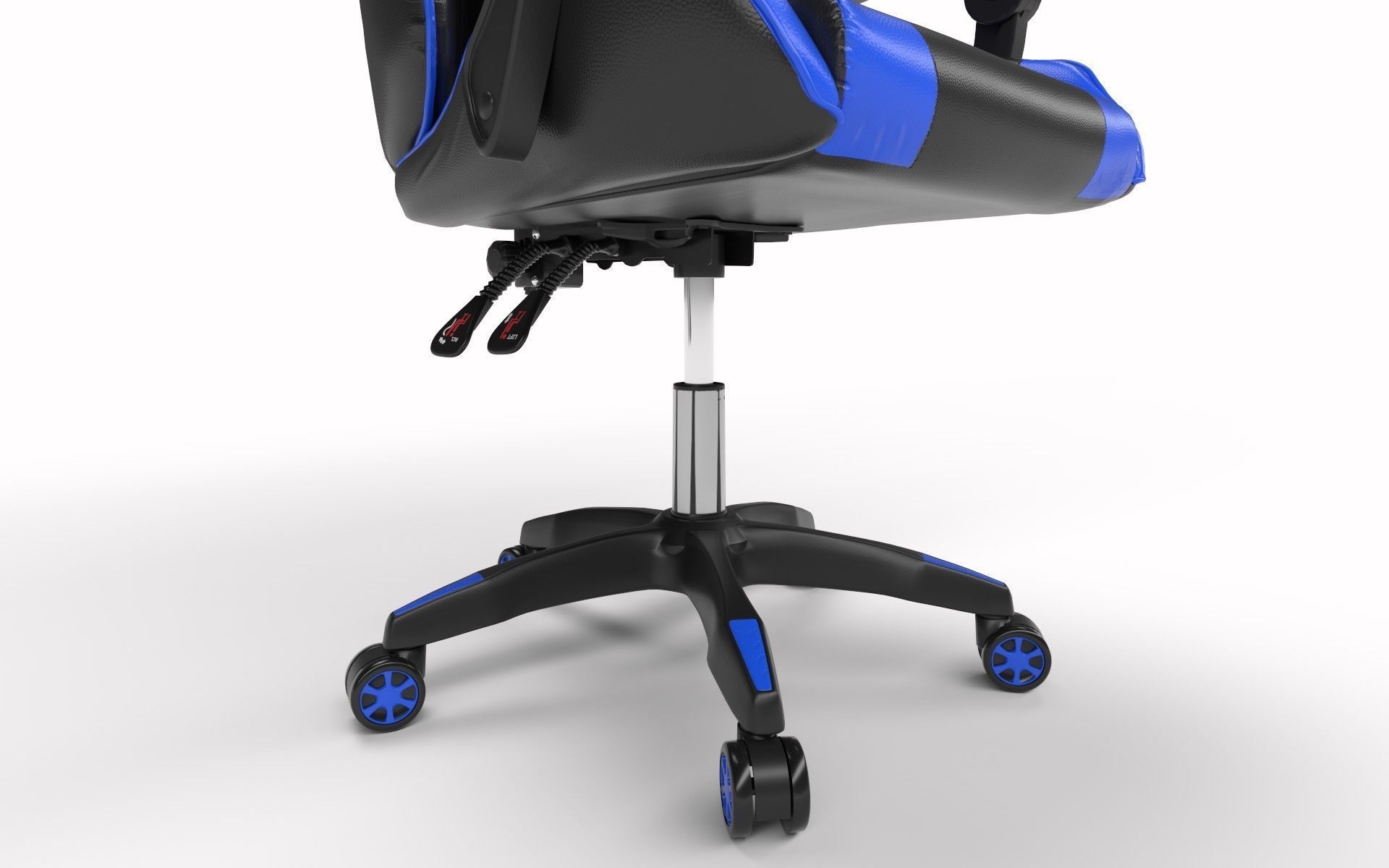 Gaming Chair Low-poly 3D model_3