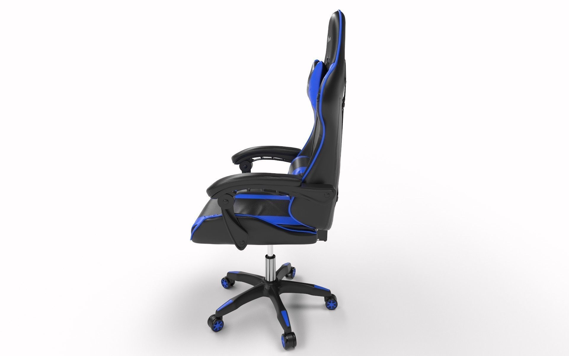 Gaming Chair Low-poly 3D model_9