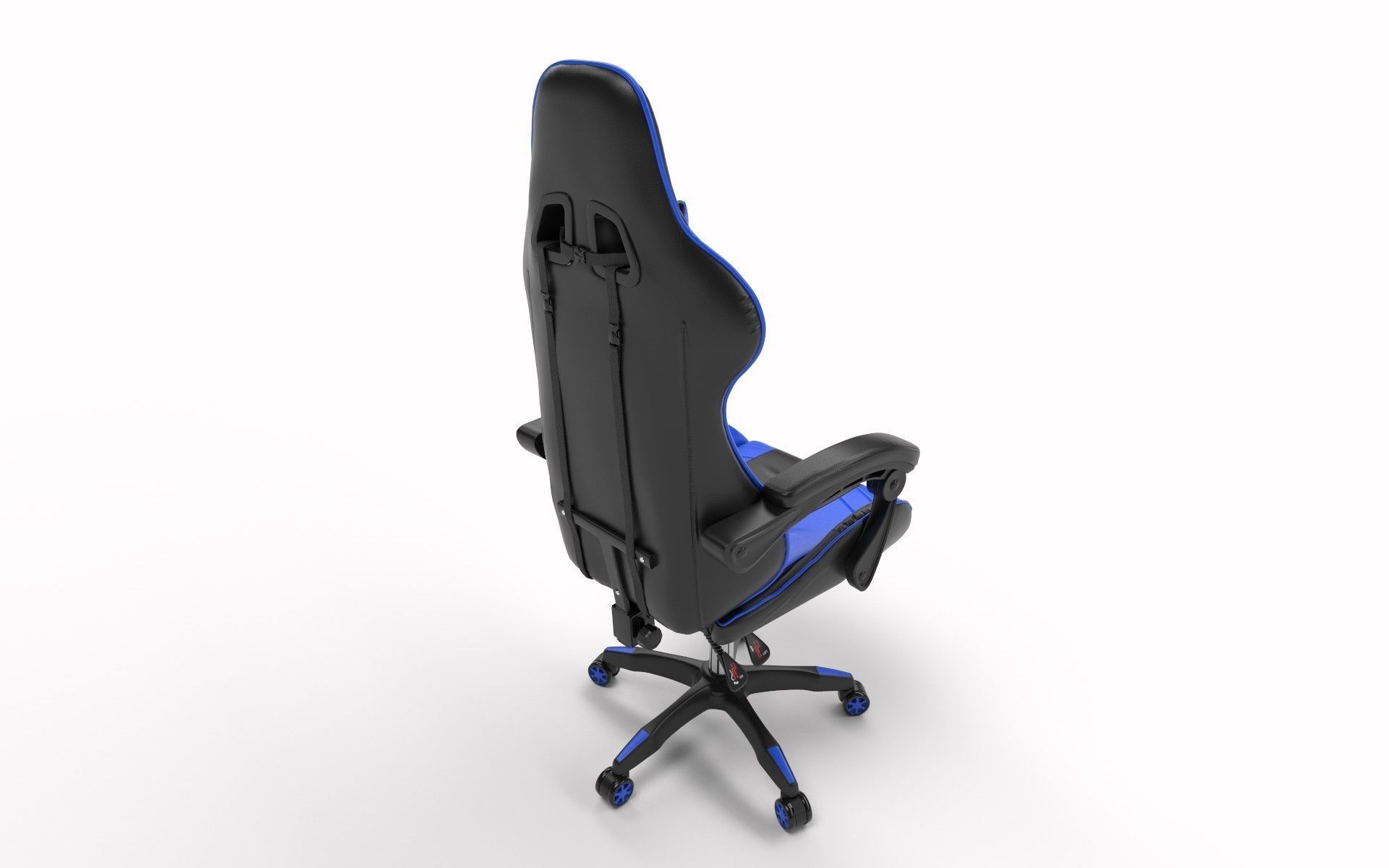 Gaming Chair Low-poly 3D model_12