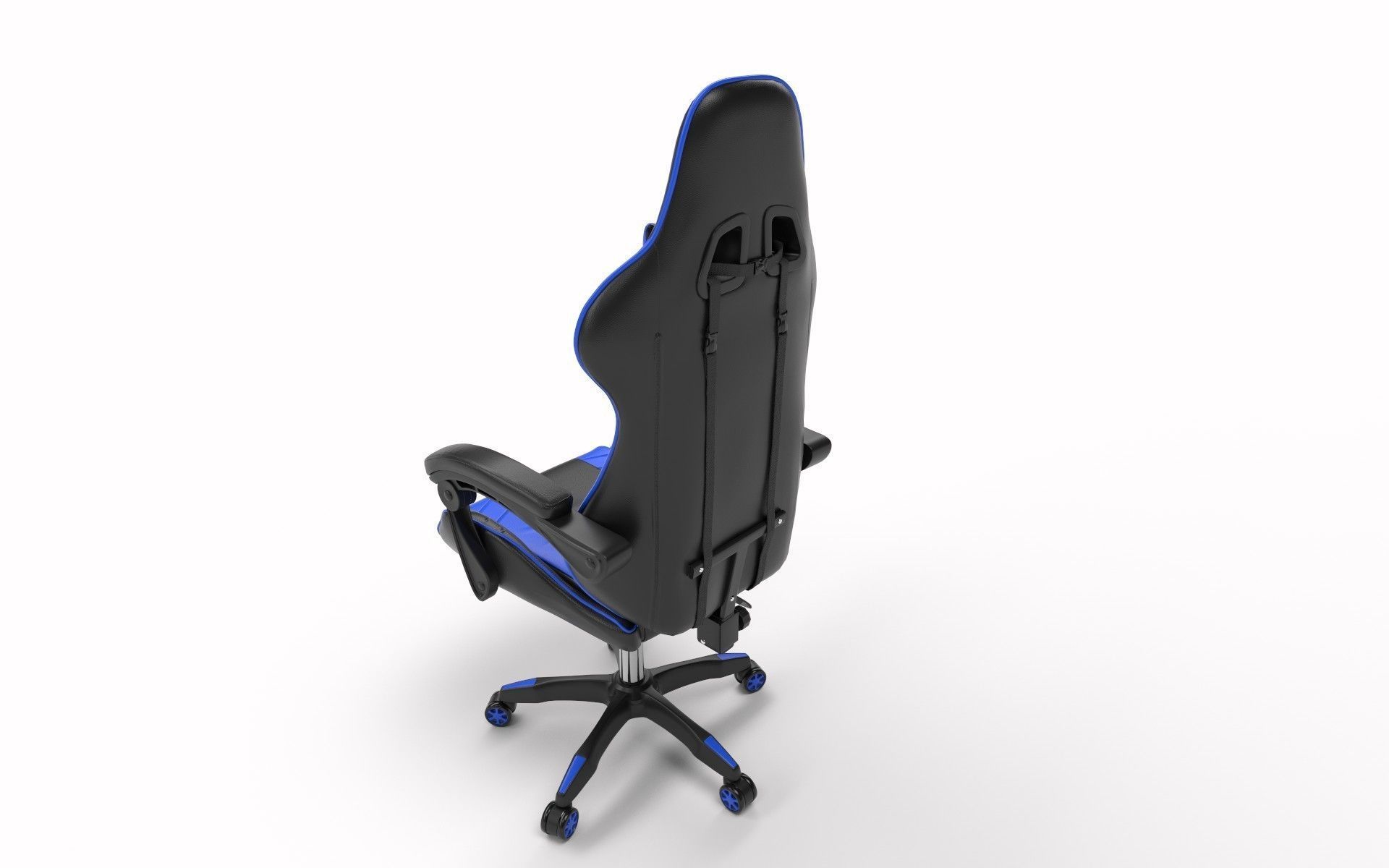 Gaming Chair Low-poly 3D model_10