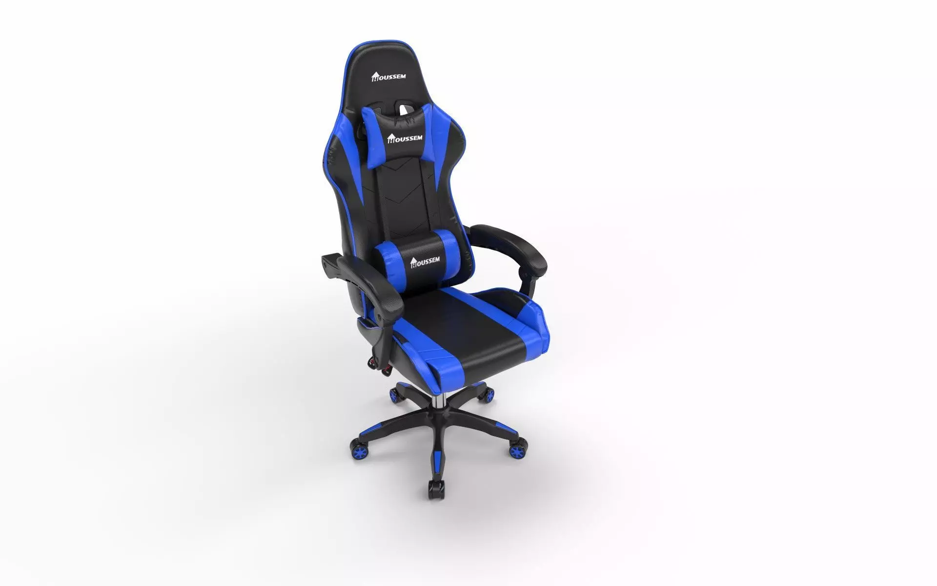Gaming Chair Low-poly 3D model_0