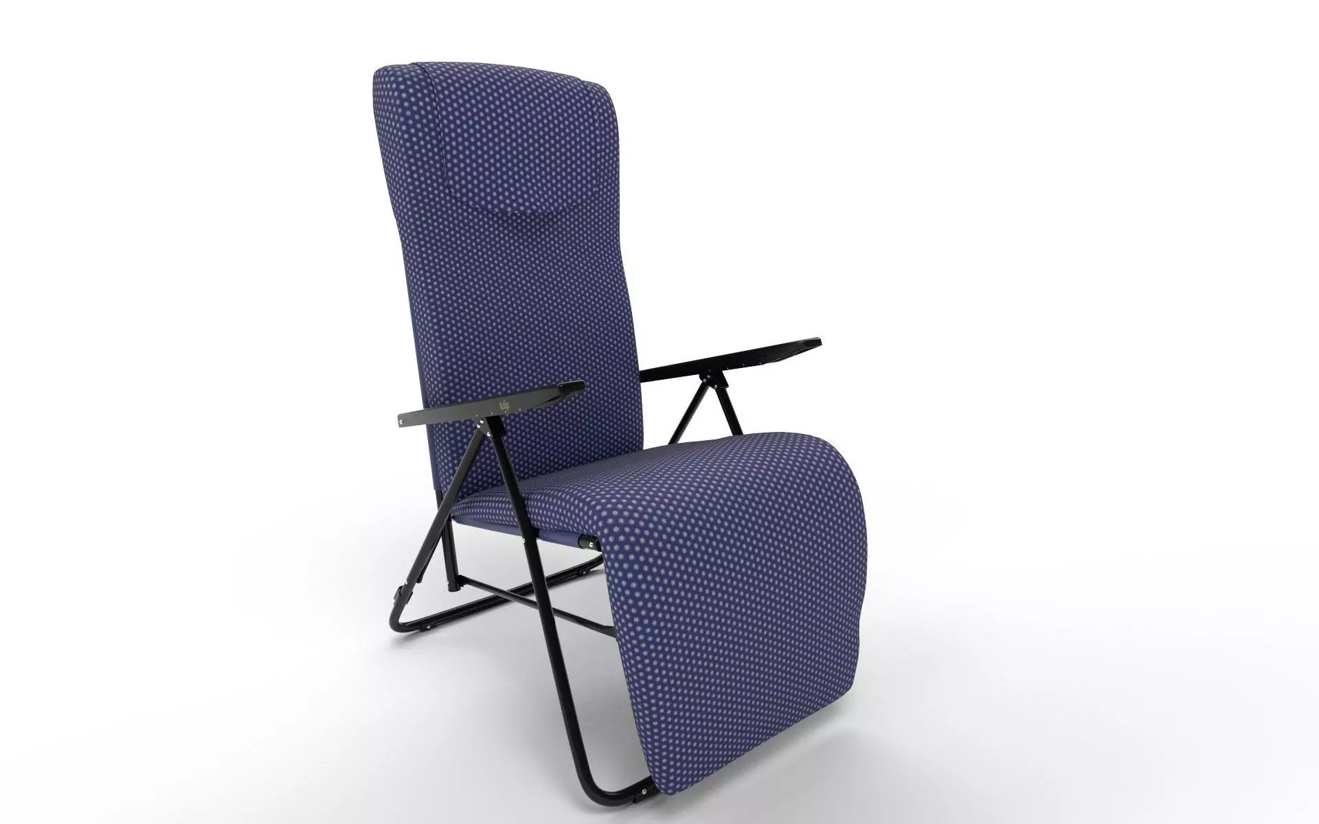 Folding Chair Low-poly 3D model