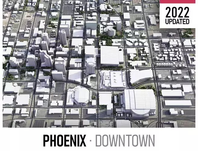 Phoenix Low-poly 3D model