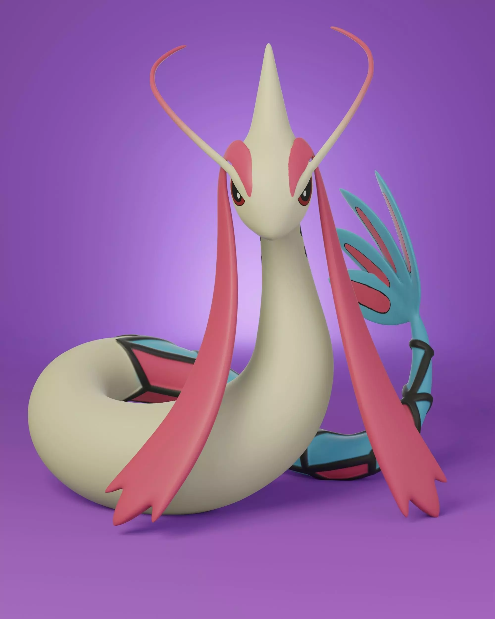 pokemon milotic 3D print model