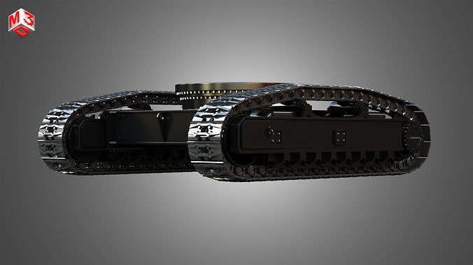 Liebherr R9250 Tracks - Crawler 3D model