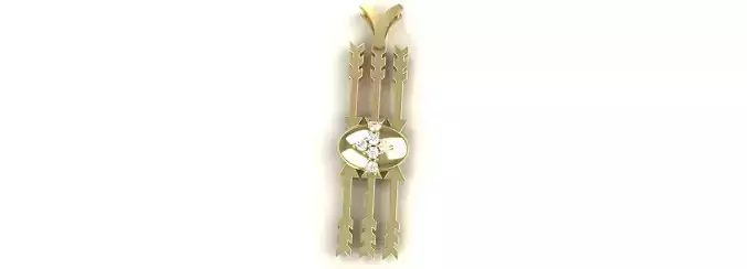 Ladies Gemstone Pendant Silver Platinum Gold Jewelry