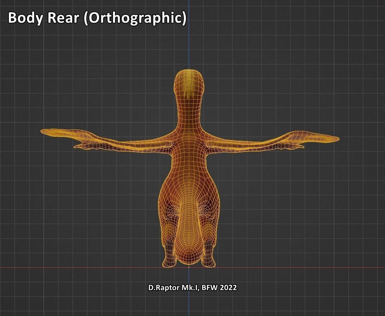 Deinonychus Raptor Mk I for VRChat Low-poly 3D model_38