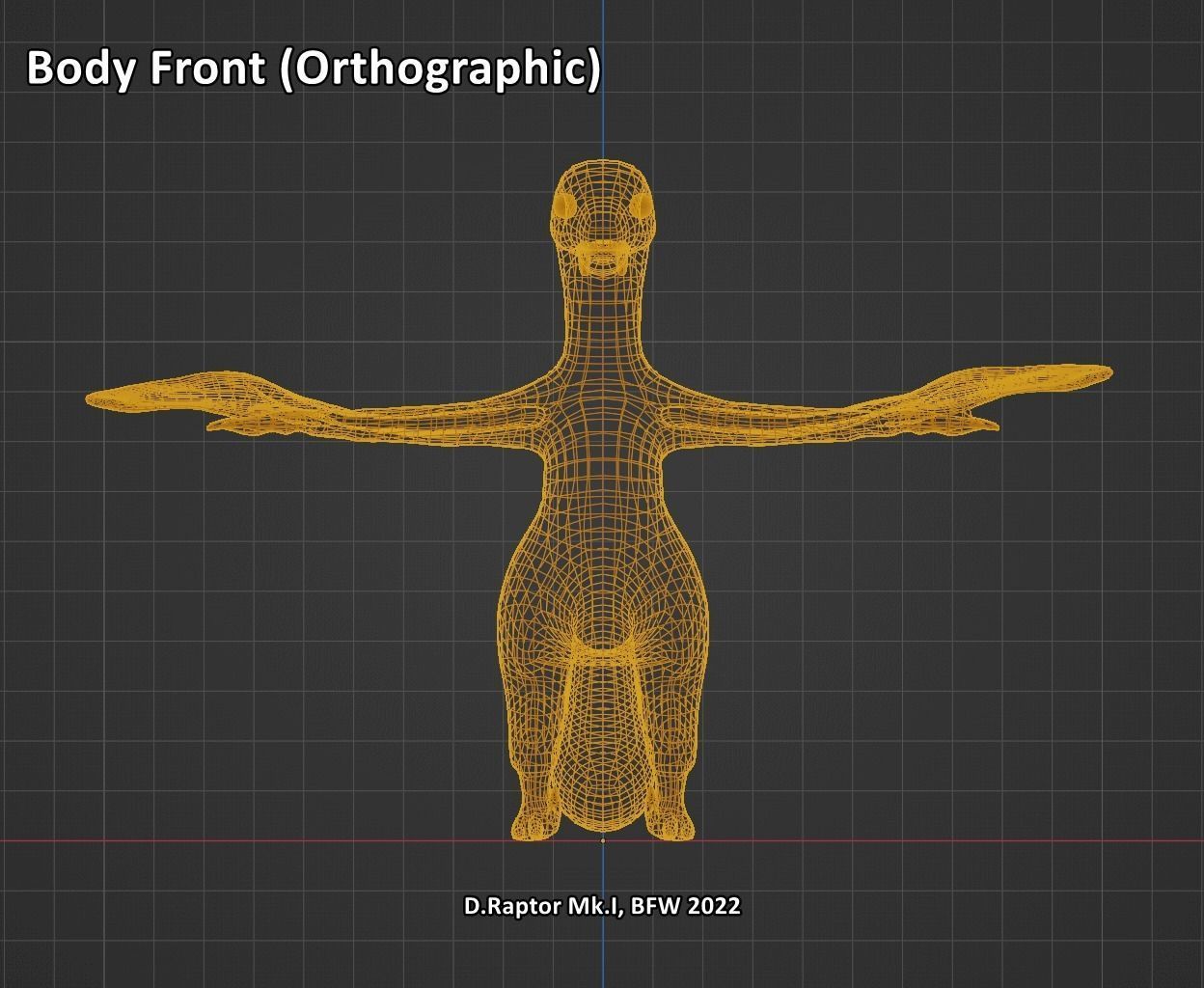 Deinonychus Raptor Mk I for VRChat Low-poly 3D model_28