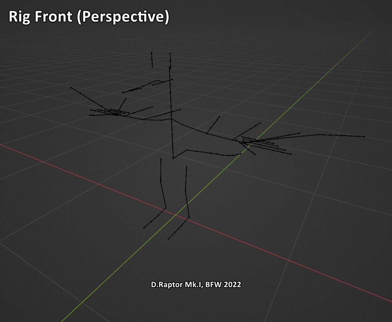 Deinonychus Raptor Mk I for VRChat Low-poly 3D model_51