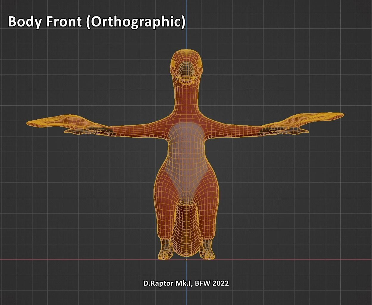Deinonychus Raptor Mk I for VRChat Low-poly 3D model_29