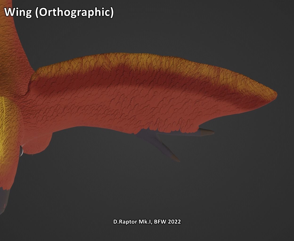 Deinonychus Raptor Mk I for VRChat Low-poly 3D model_18