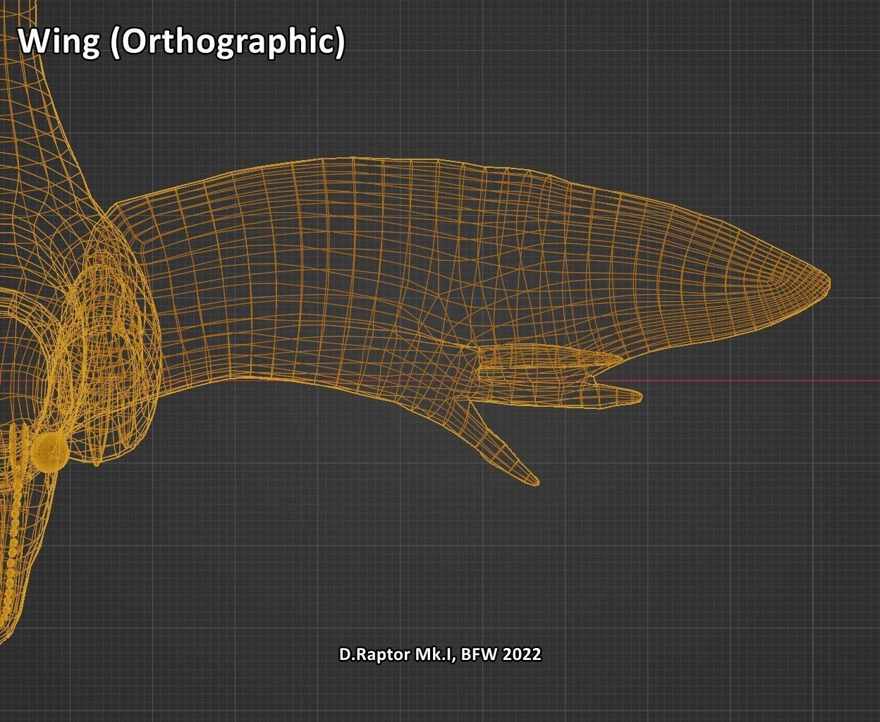 Deinonychus Raptor Mk I for VRChat Low-poly 3D model_16