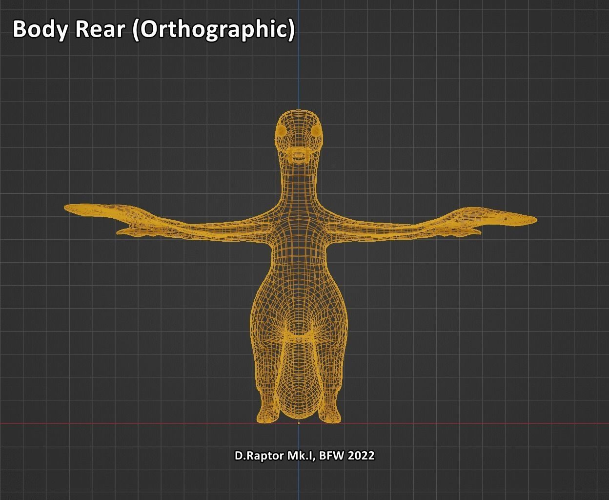 Deinonychus Raptor Mk I for VRChat Low-poly 3D model_37
