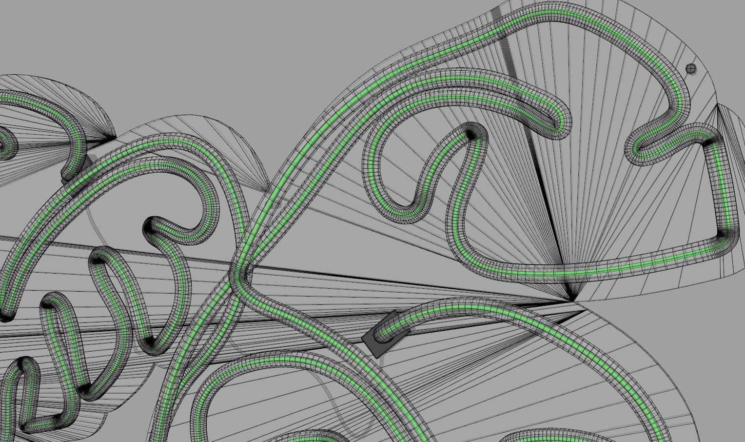 Monstera 2 - Neon Sign 3D model_8