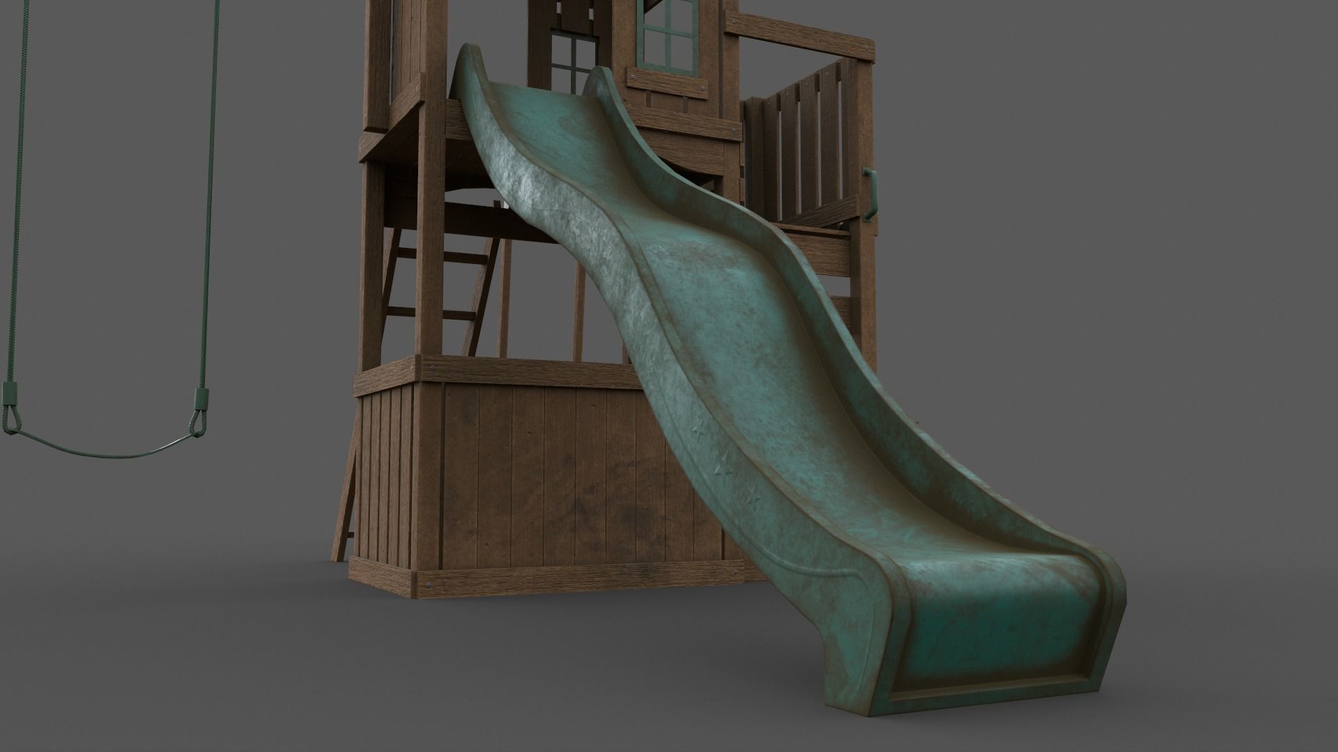 PBR Playground Jungle Gym 05 Low-poly 3D model_31