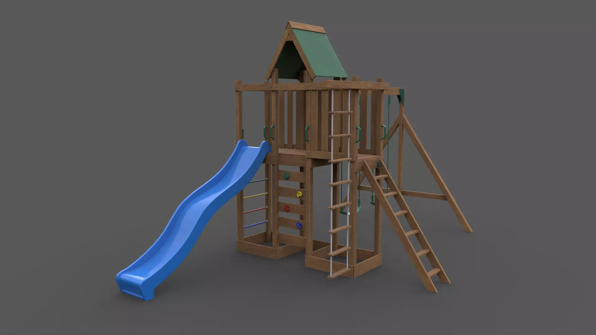 PBR Playground Jungle Gym 06 Low-poly 3D model_0