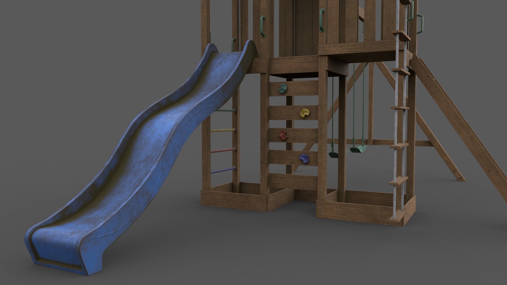 PBR Playground Jungle Gym 06 Low-poly 3D model_27