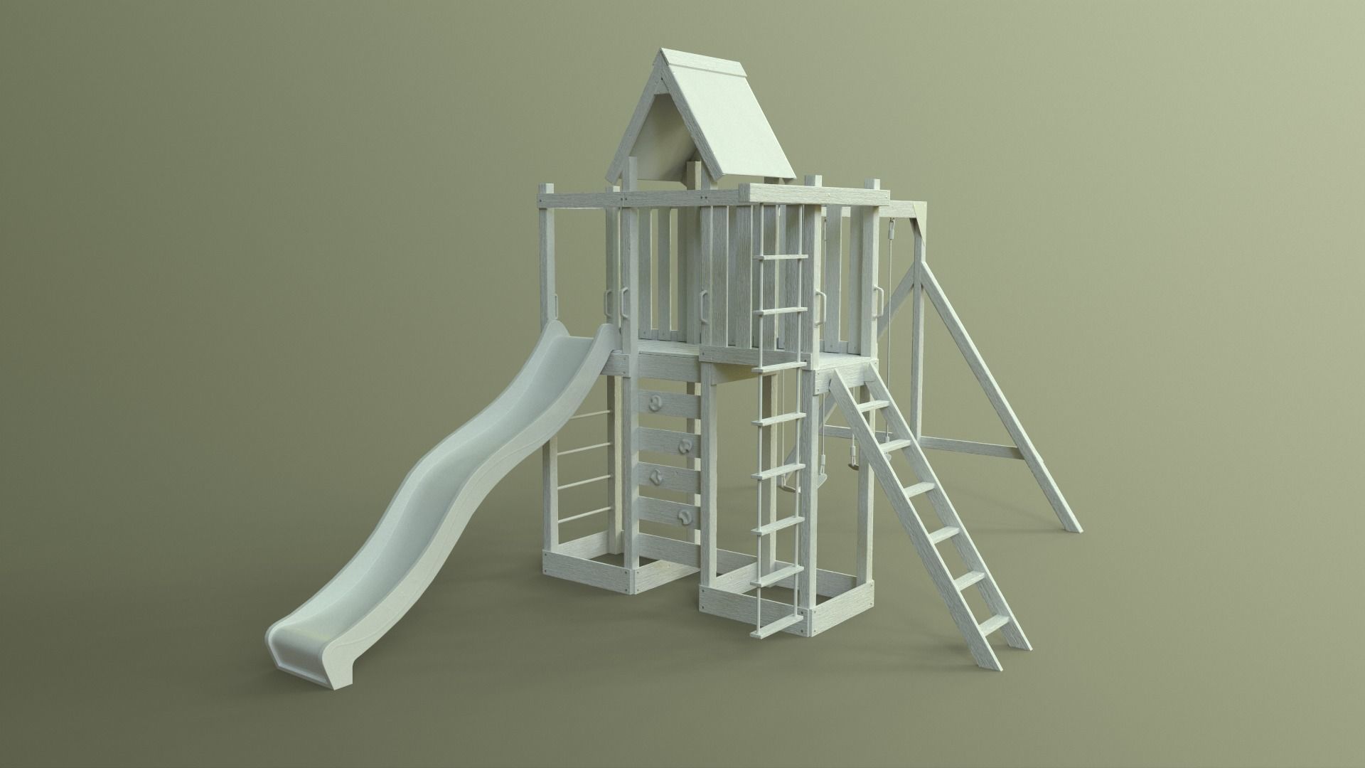 PBR Playground Jungle Gym 06 Low-poly 3D model_34