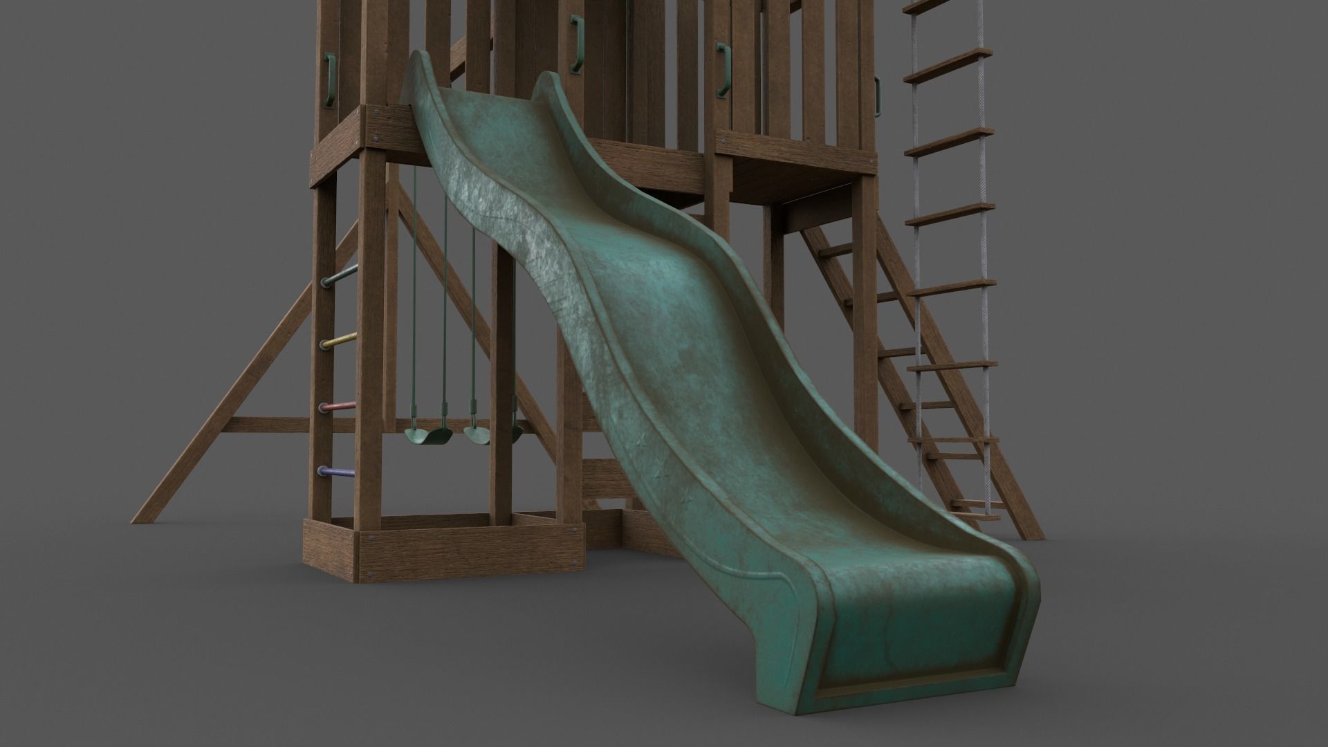PBR Playground Jungle Gym 06 Low-poly 3D model_33