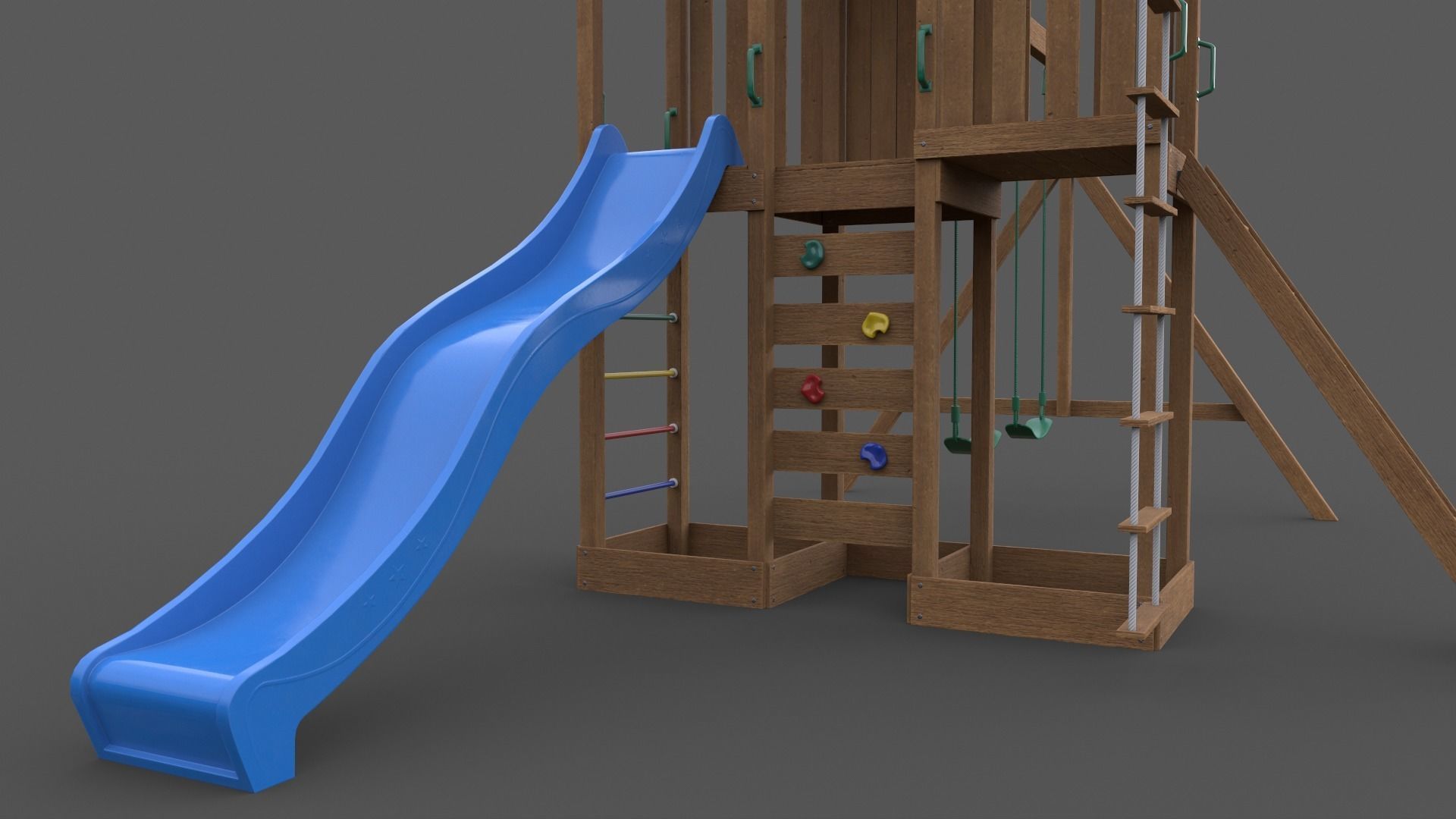 PBR Playground Jungle Gym 06 Low-poly 3D model_26