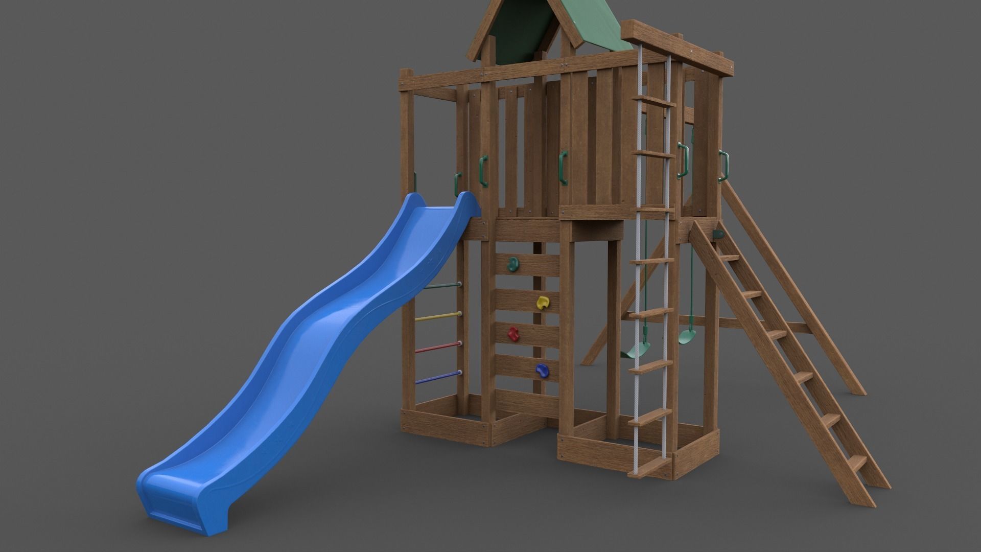 PBR Playground Jungle Gym 06 Low-poly 3D model_24