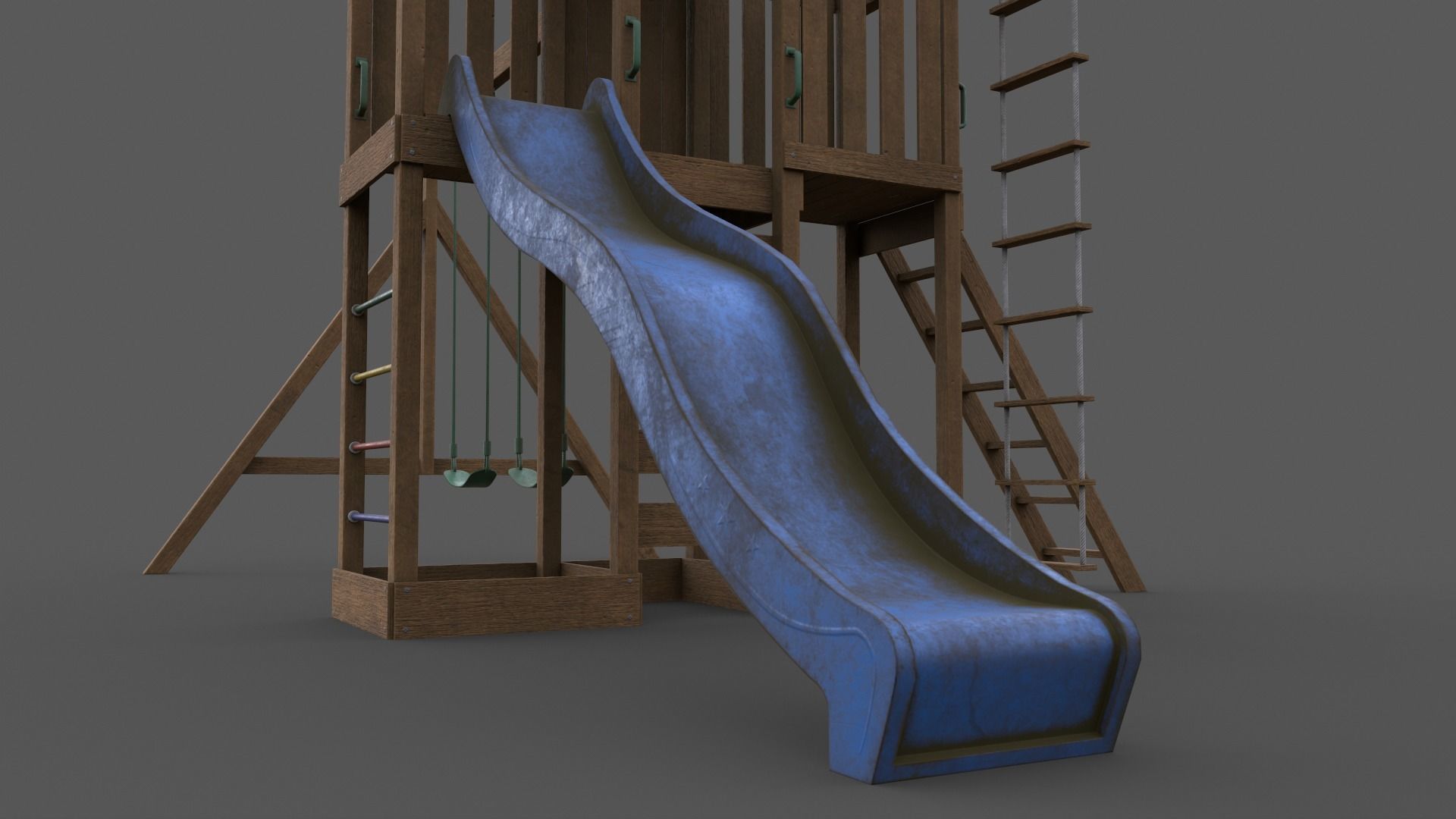 PBR Playground Jungle Gym 06 Low-poly 3D model_31