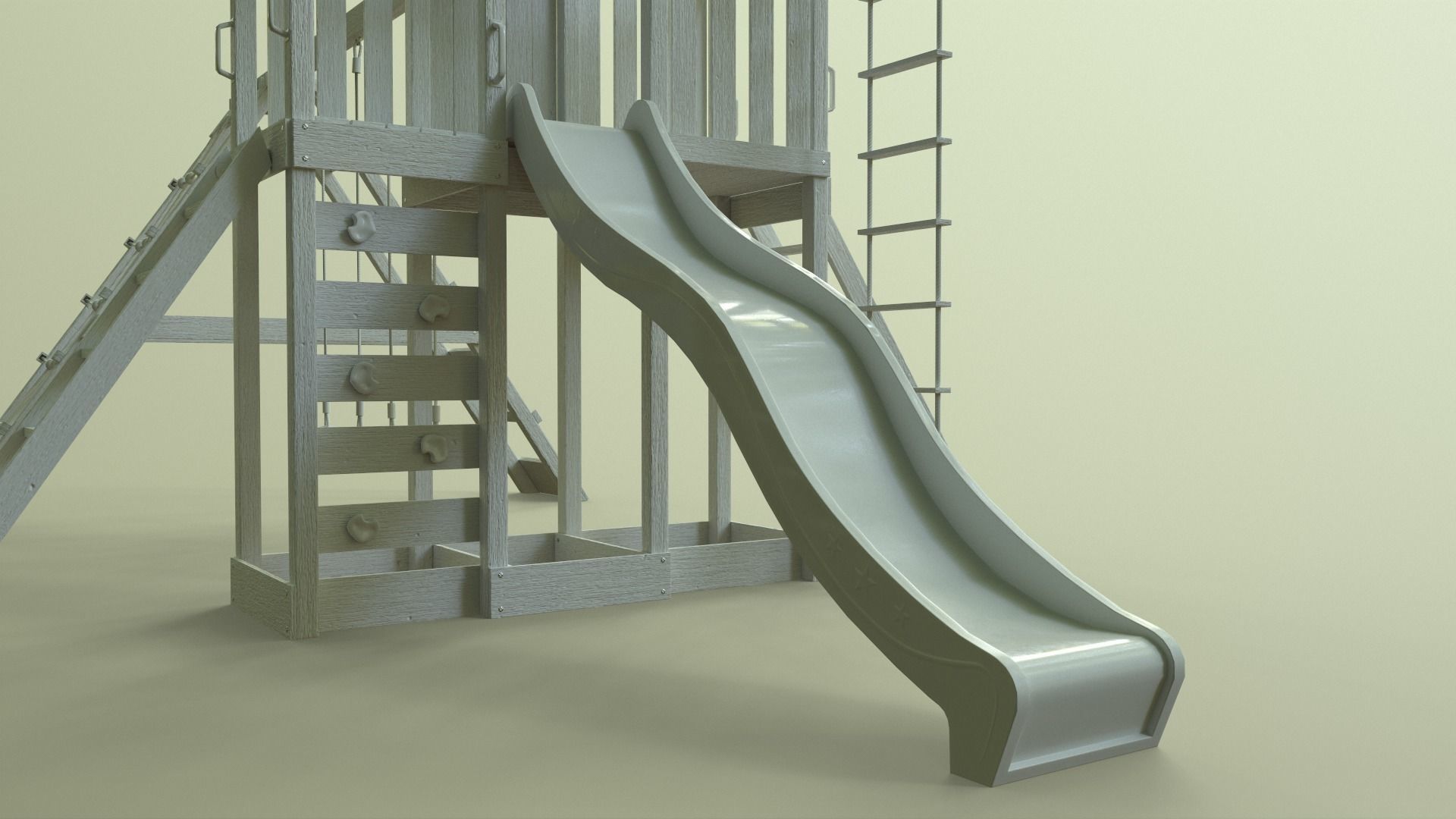 PBR Playground Jungle Gym 07 Low-poly 3D model_54