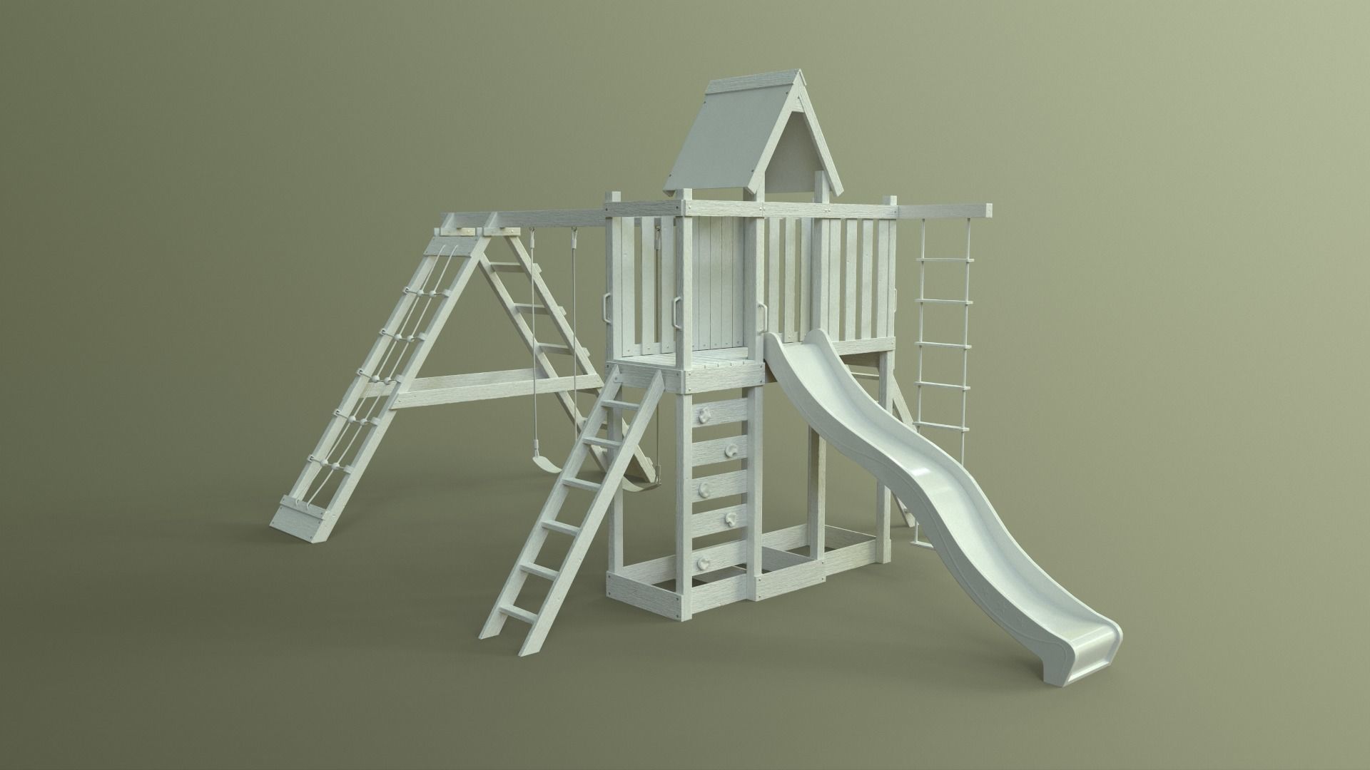 PBR Playground Jungle Gym 07 Low-poly 3D model_51