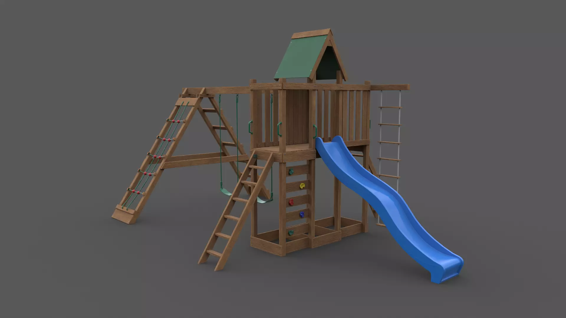 PBR Playground Jungle Gym 07 Low-poly 3D model_0