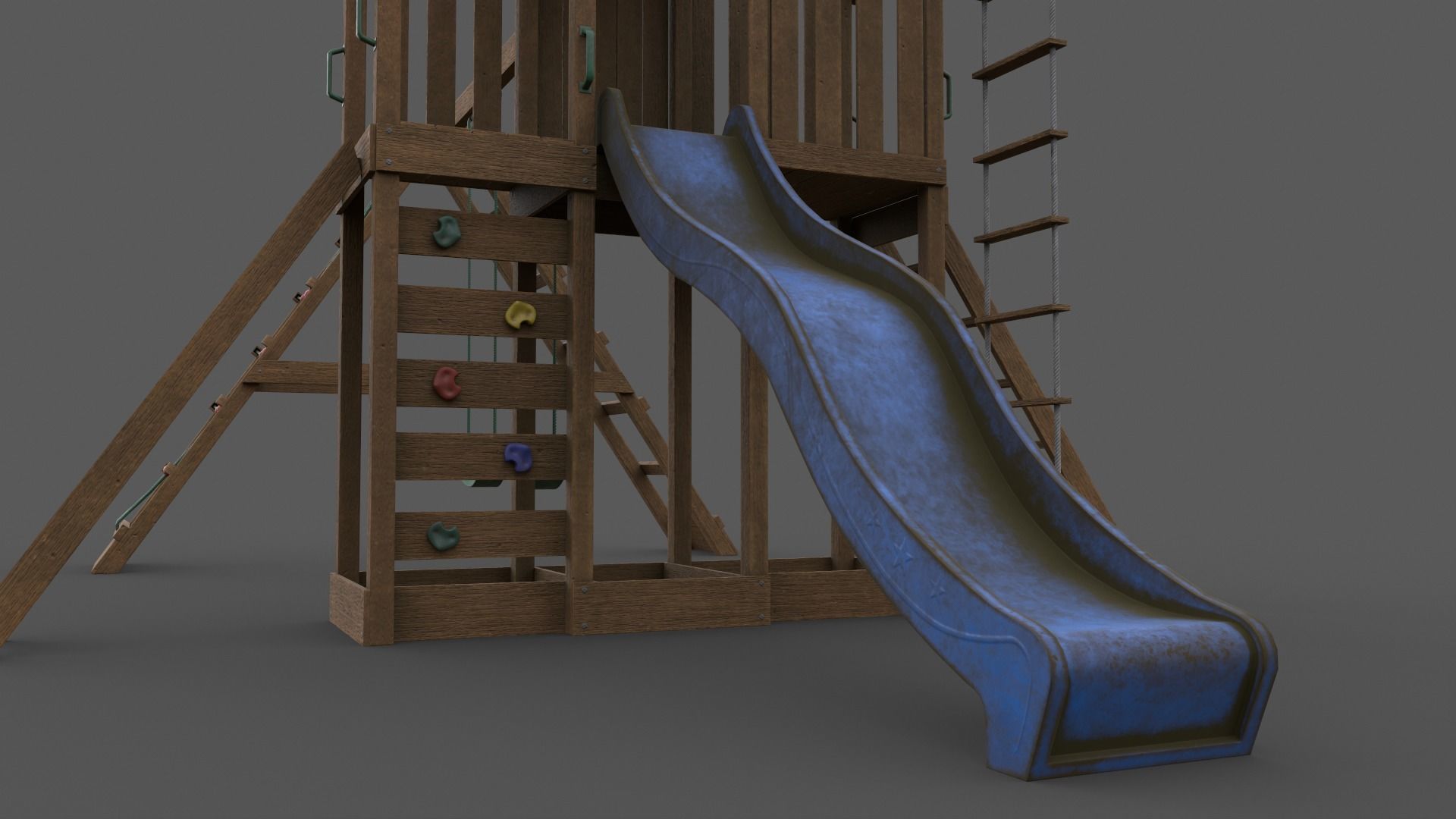 PBR Playground Jungle Gym 07 Low-poly 3D model_48