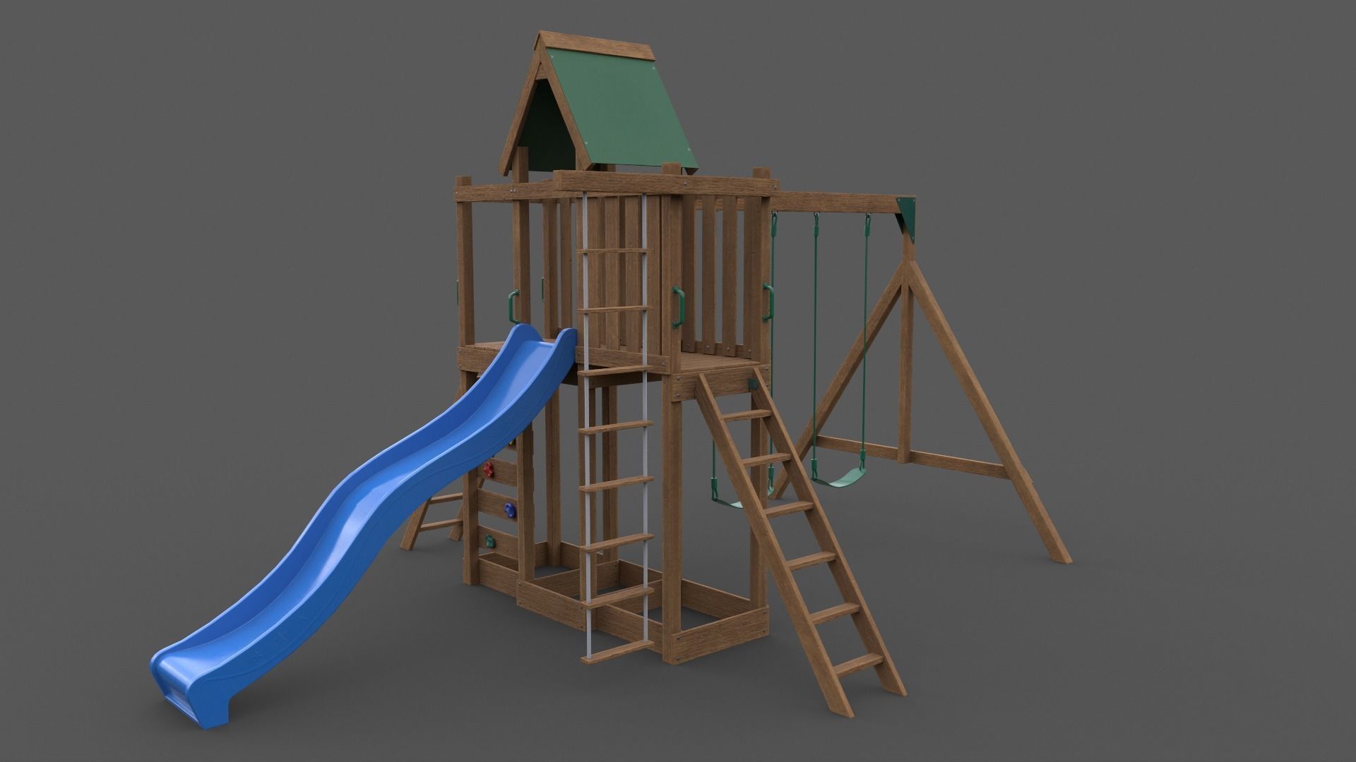 PBR Playground Jungle Gym 07 Low-poly 3D model_3