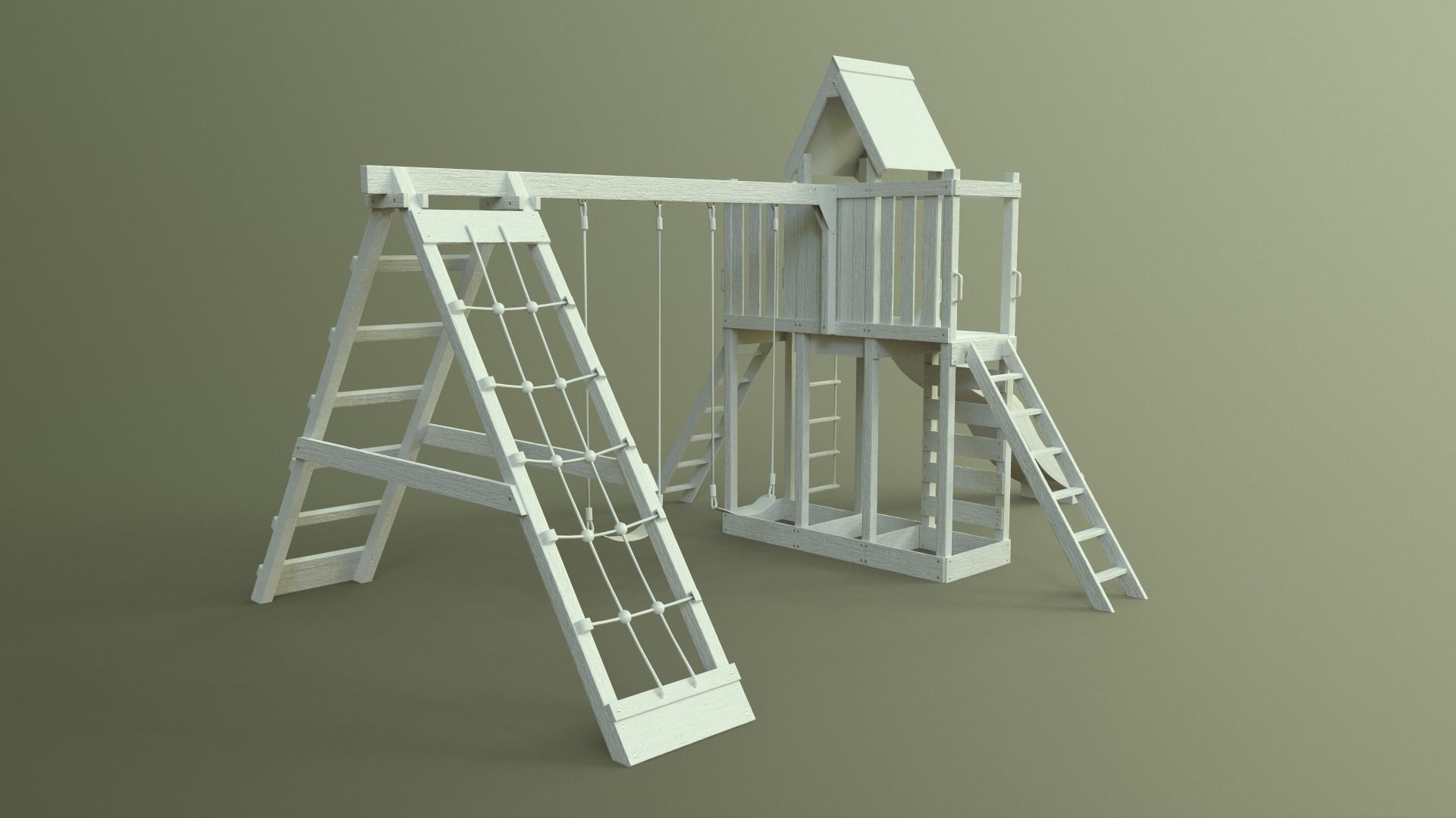 PBR Playground Jungle Gym 07 Low-poly 3D model_53