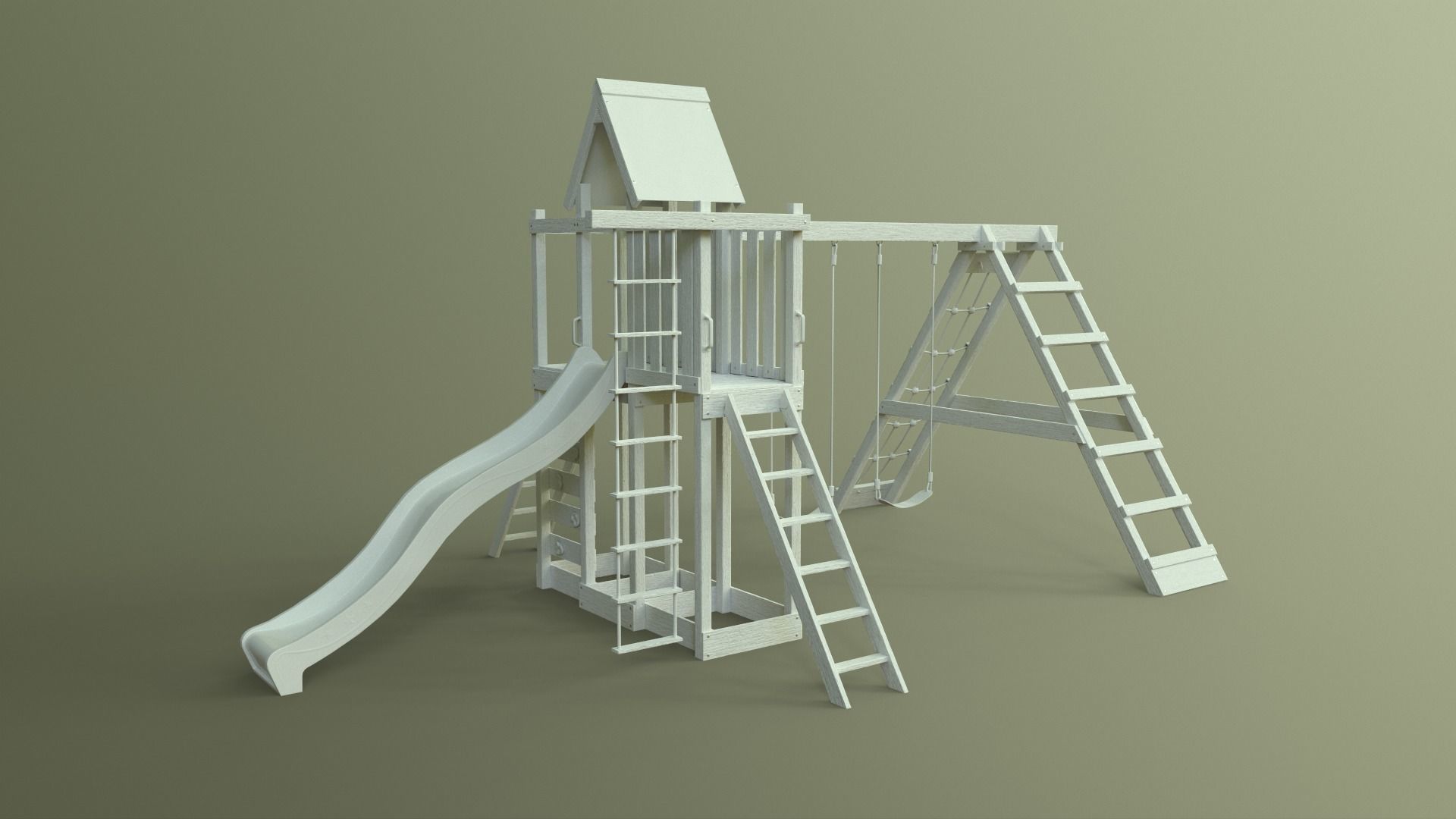 PBR Playground Jungle Gym 07 Low-poly 3D model_52