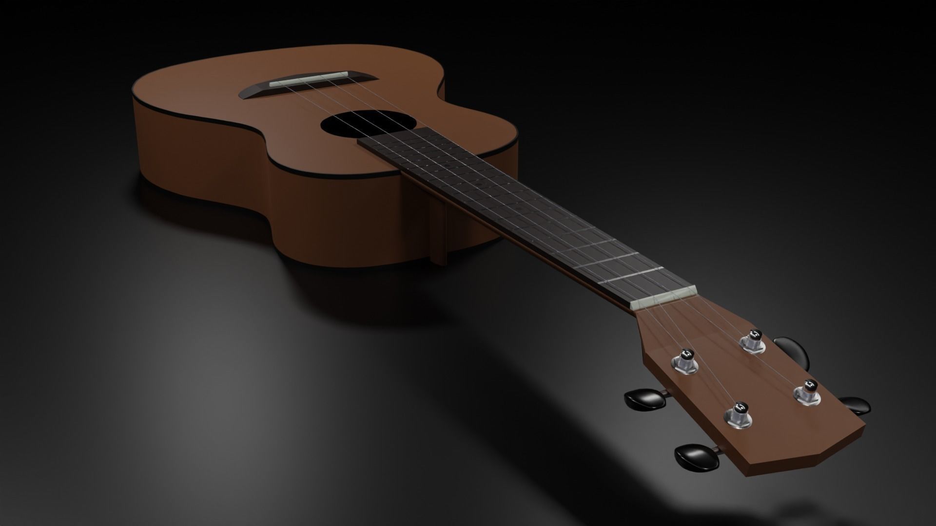 Ukulele Free 3D model_1