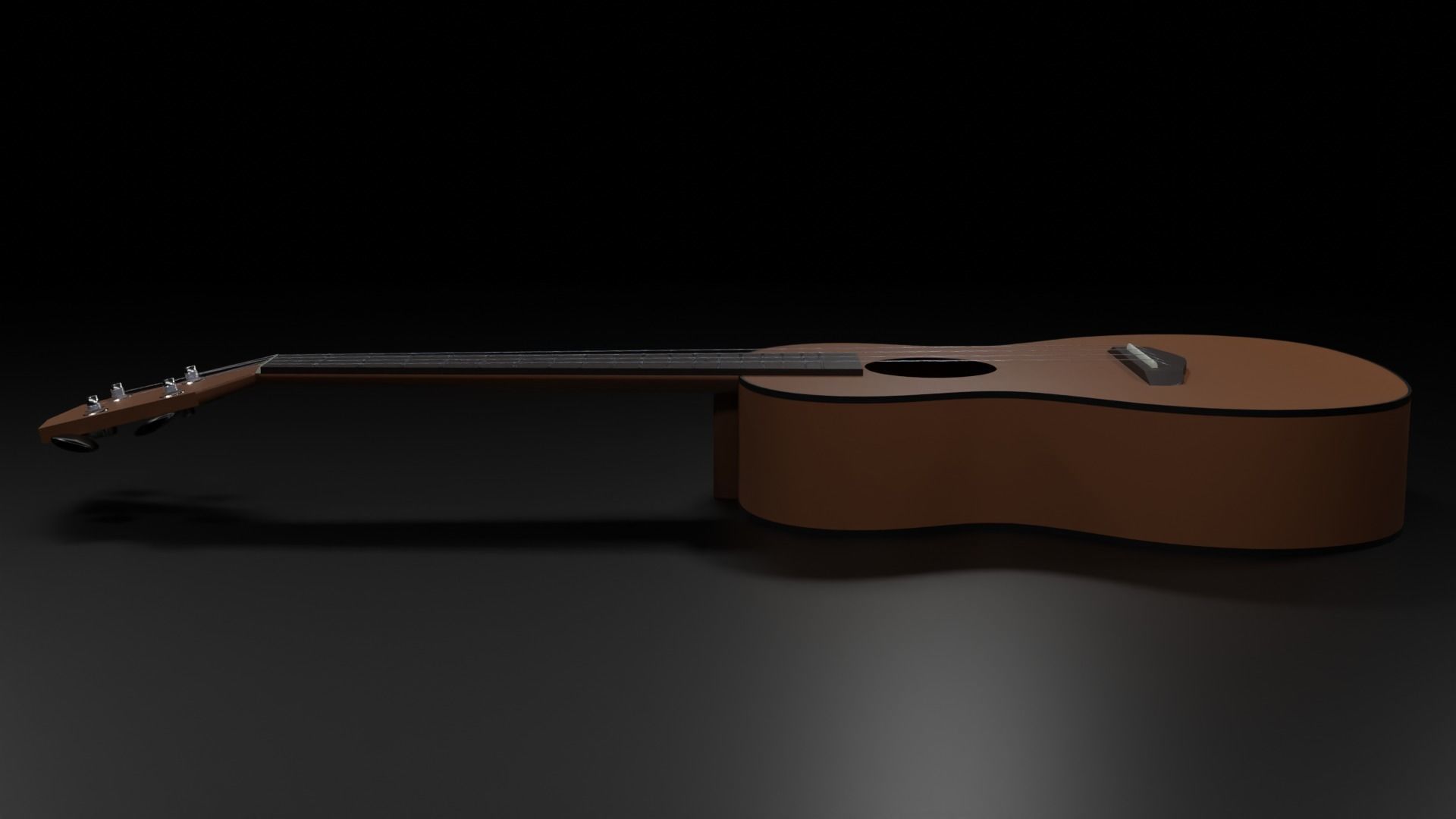 Ukulele Free 3D model_2