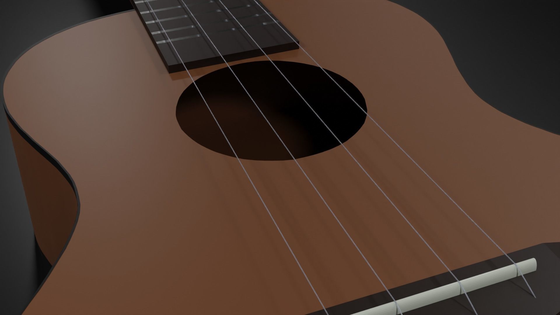 Ukulele Free 3D model_4