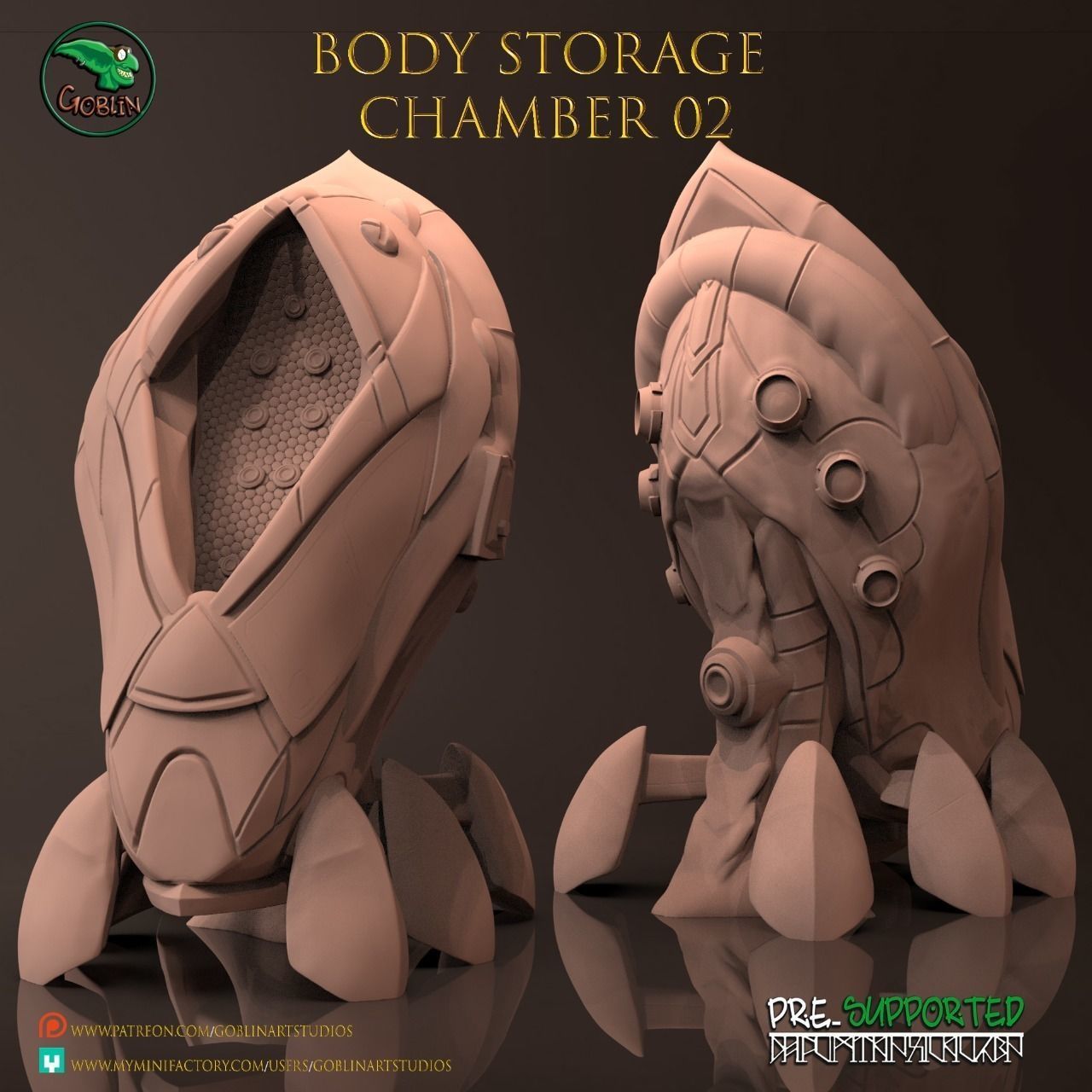 Chamber 1 - 2 - 3 - Mind Flayers 3D print model_2