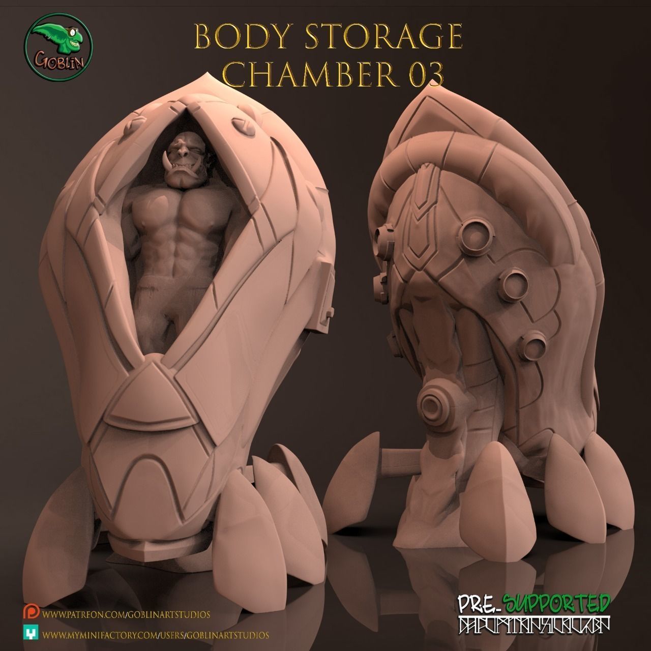 Chamber 1 - 2 - 3 - Mind Flayers 3D print model_1