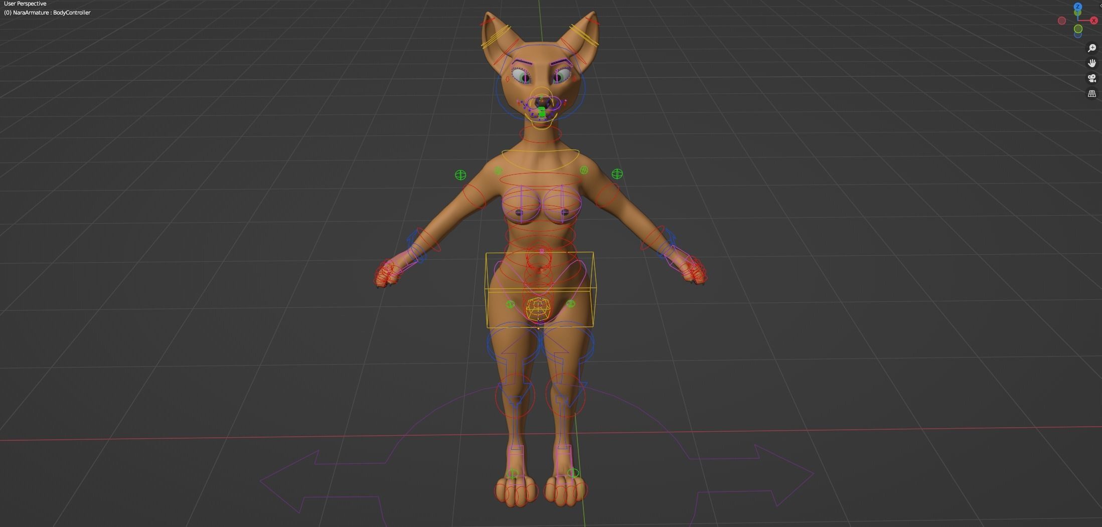 Nara Anthro Fox 3D model_38